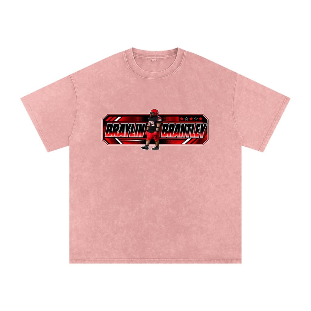 Braylin Brantley Snow Washed Oversized TEE