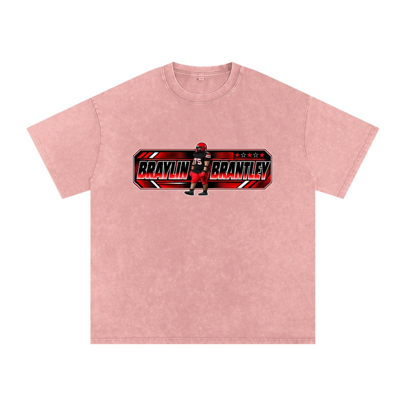 Braylin Brantley Snow Washed Oversized TEE - Image 5