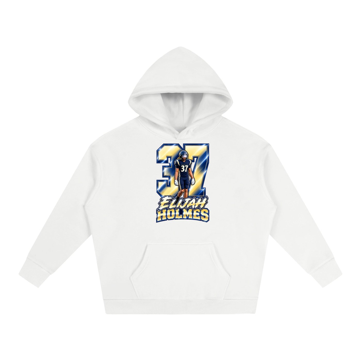 Elijah holmes Oversize Fleeced Hoodie - Image 2