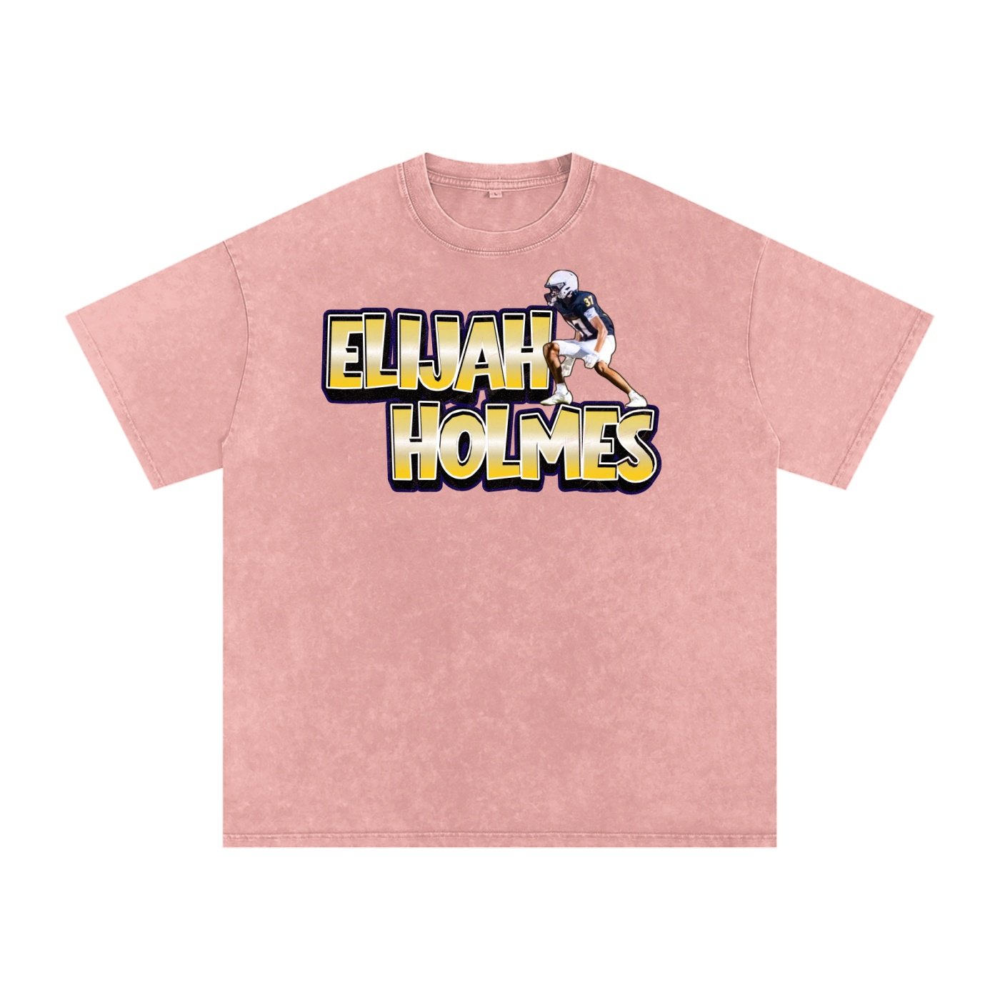Elijah holmes Snow Washed Oversized TEE - Image 5