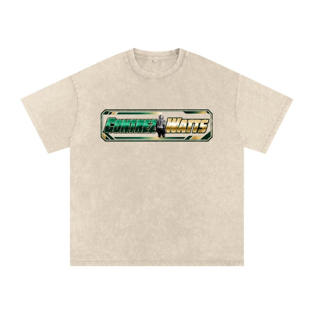 Contrez Watts Snow Washed Oversized TEE