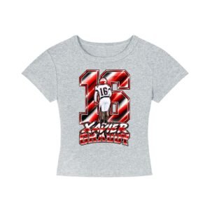 Xavier graddy Women's CropTop - Image 3