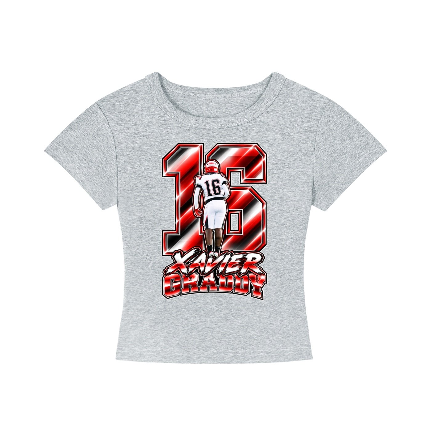 Xavier graddy   Women's CropTop - Image 3