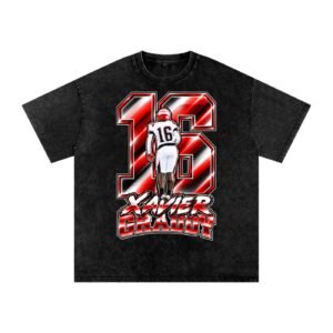 Xavier graddy Snow Washed Oversized TEE - Image 1