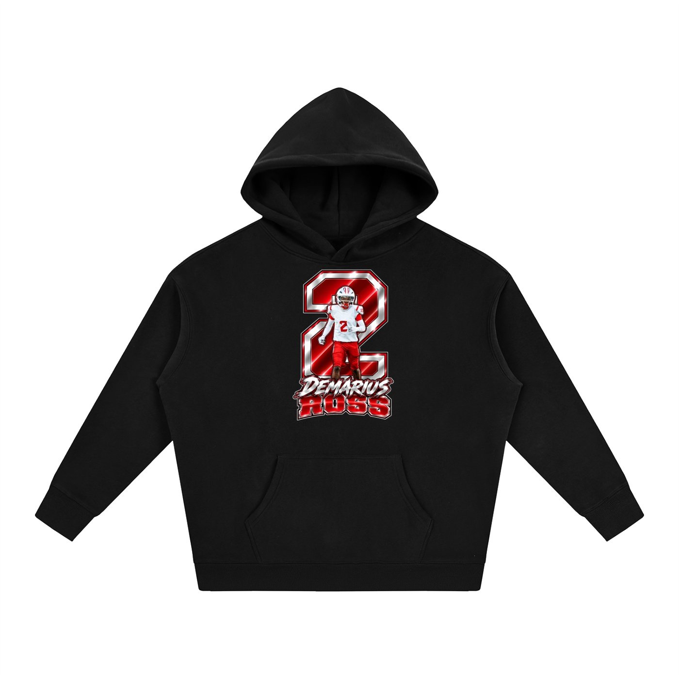 Demarius Ross  Oversize Fleeced Hoodie - Image 1