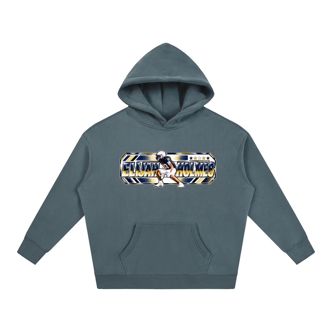 Elijah holmes Oversize Fleeced Hoodie - Image 4