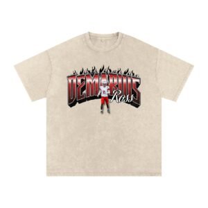 Demarius Ross Snow Washed Oversized TEE - Image 2