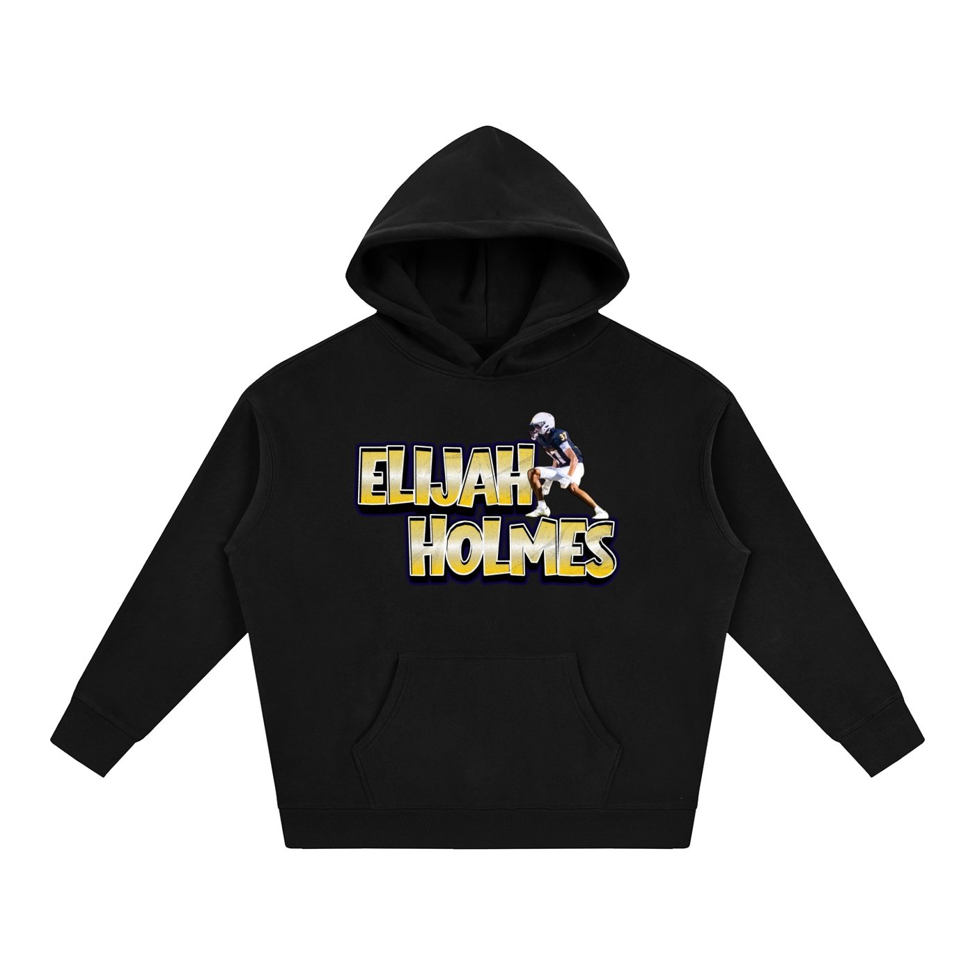 Elijah holmes Oversize Fleeced Hoodie - Image 1