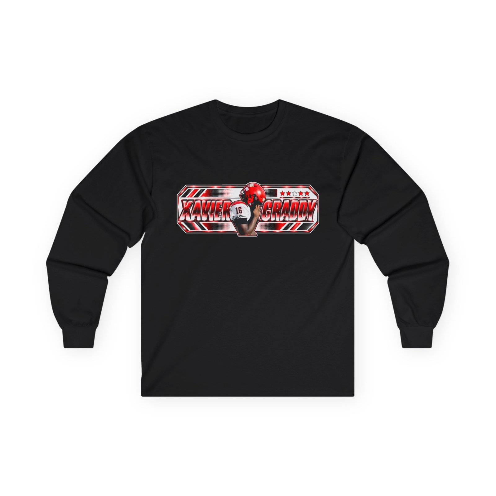Xavier Graddy  Unisex Cotton Long Sleeve Tee - Image 1