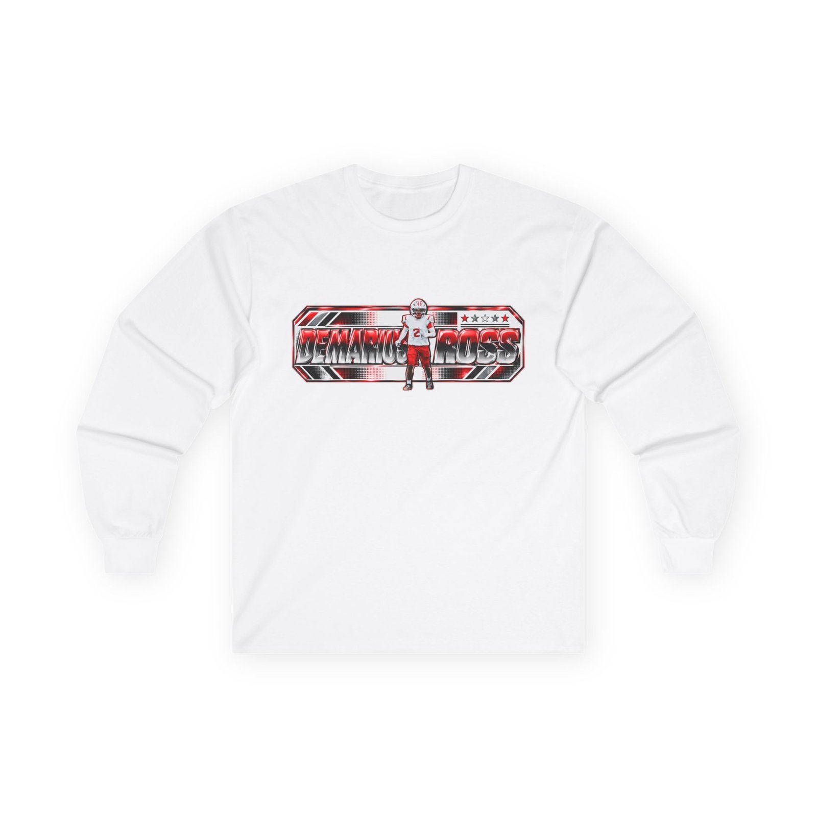 Demarius Ross  Unisex Cotton Long Sleeve Tee - Image 2