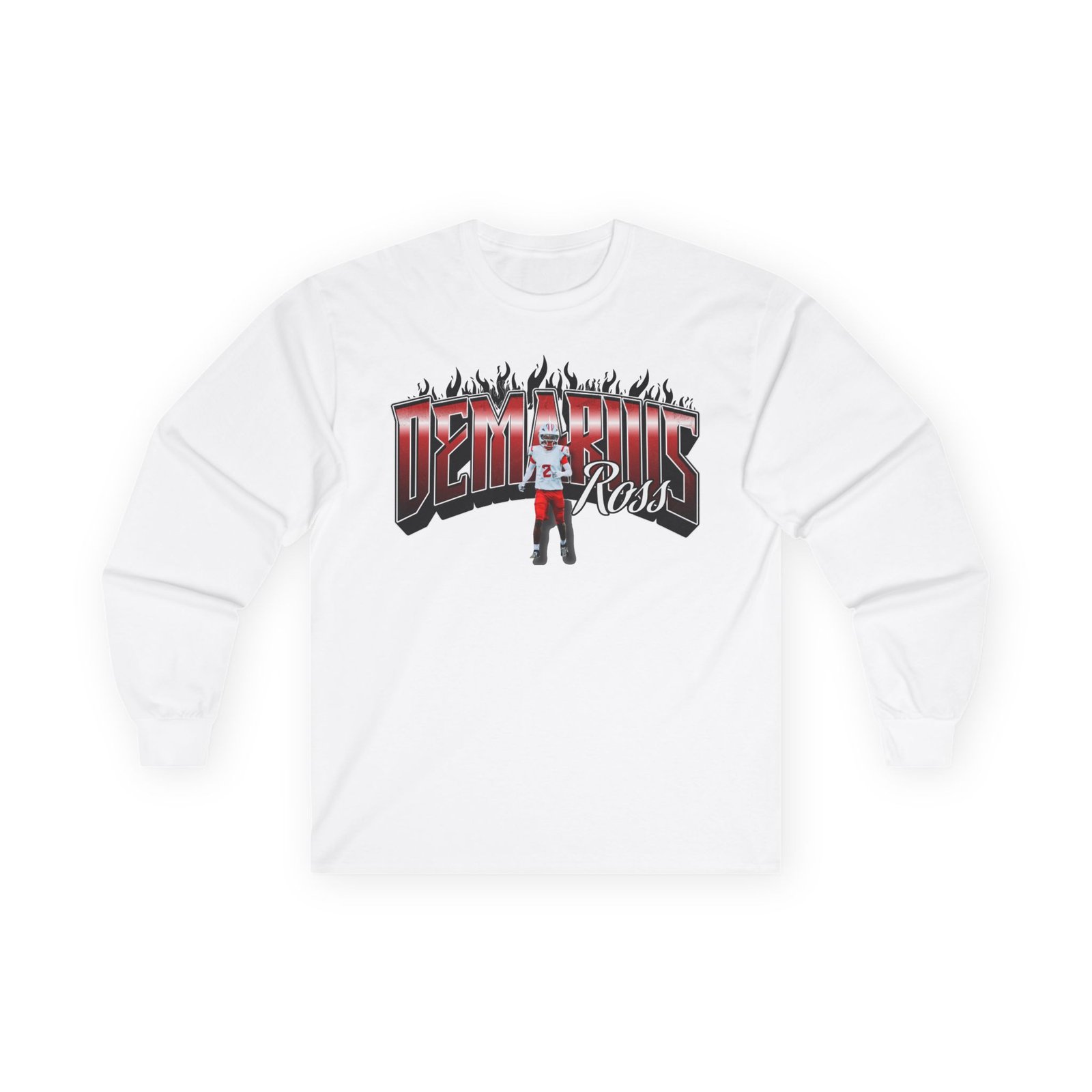 Demarius Ross  Unisex Cotton Long Sleeve Tee - Image 2