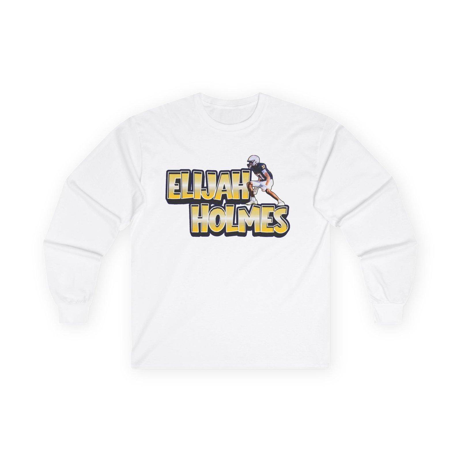 Elijah Holmes Unisex Cotton Long Sleeve Tee - Image 2