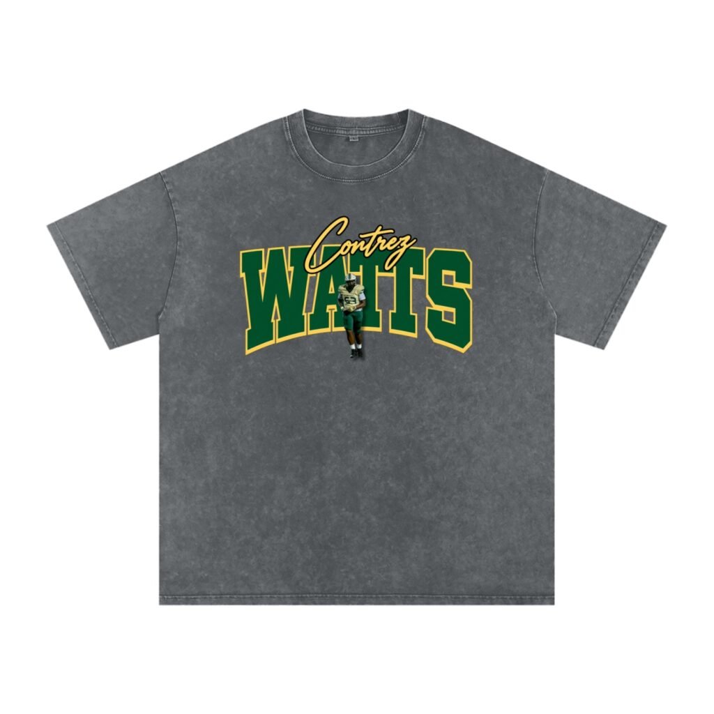 Contrez Watts Snow Washed Oversized TEE