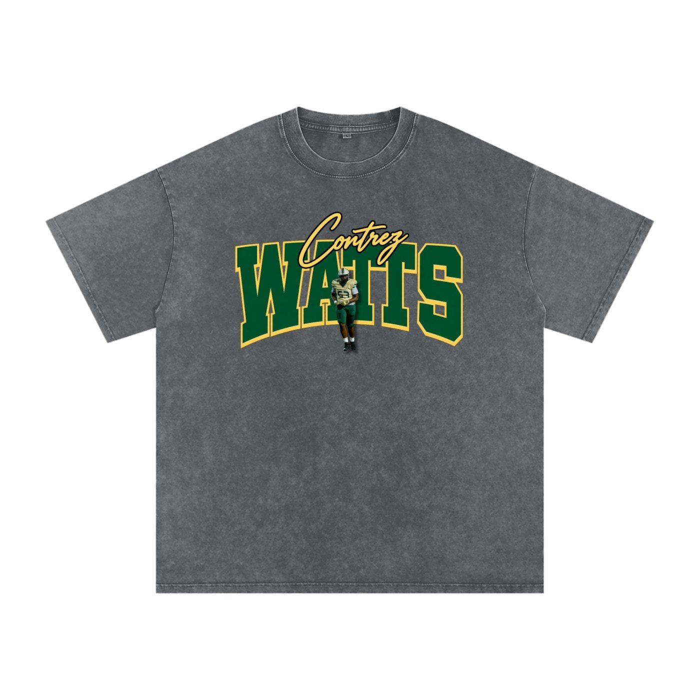 Contrez Watts Snow Washed Oversized TEE - Image 4