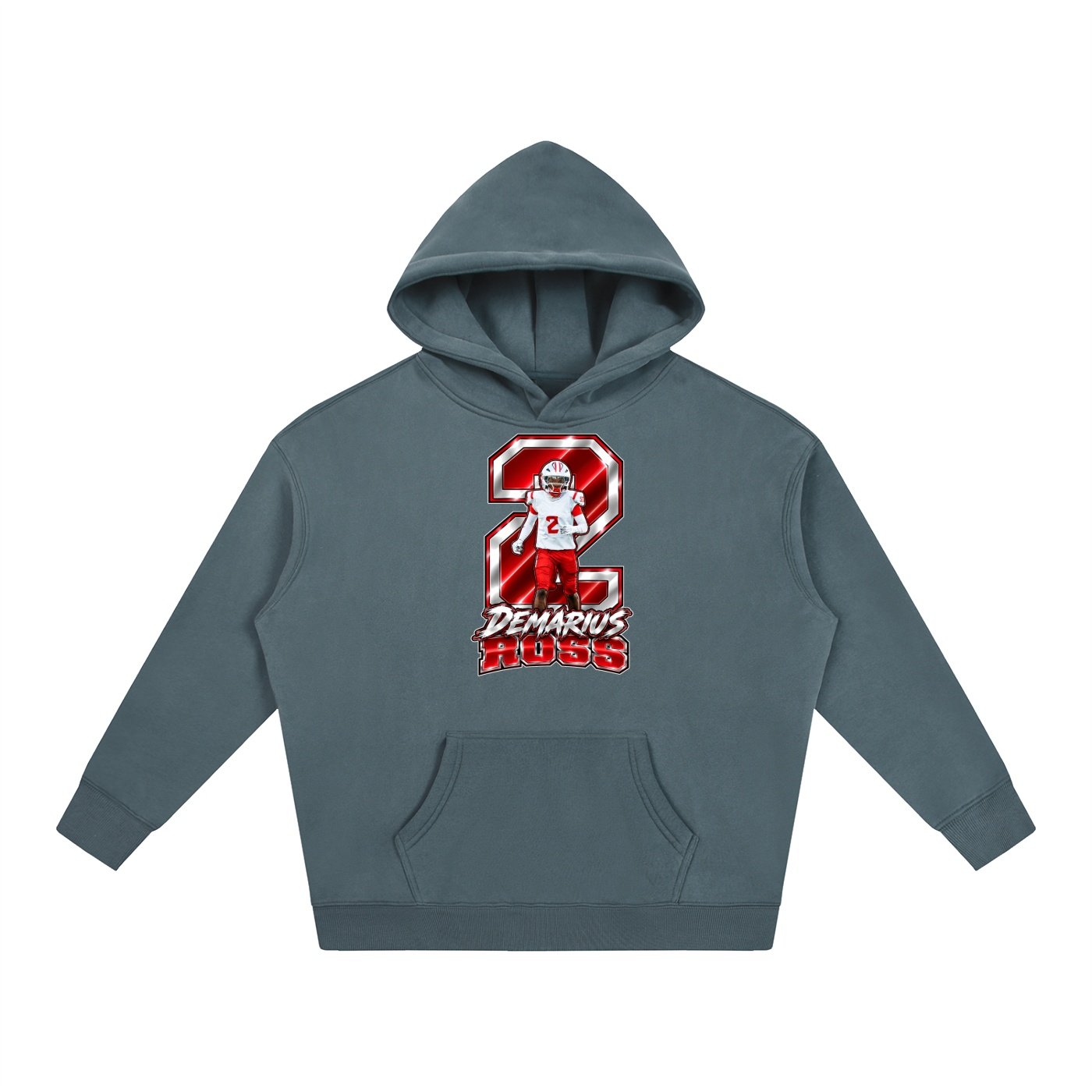Demarius Ross  Oversize Fleeced Hoodie - Image 4