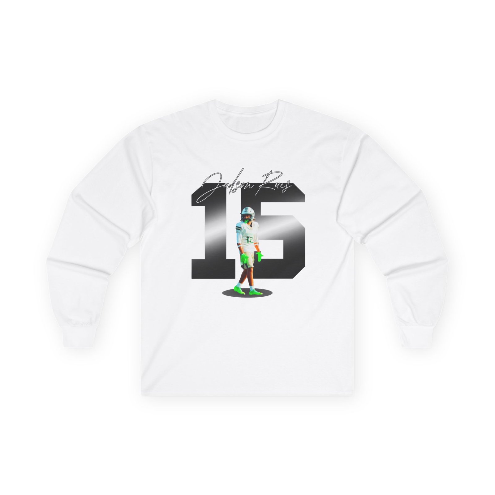 Judson Rues Unisex Cotton Long Sleeve Tee - Image 2