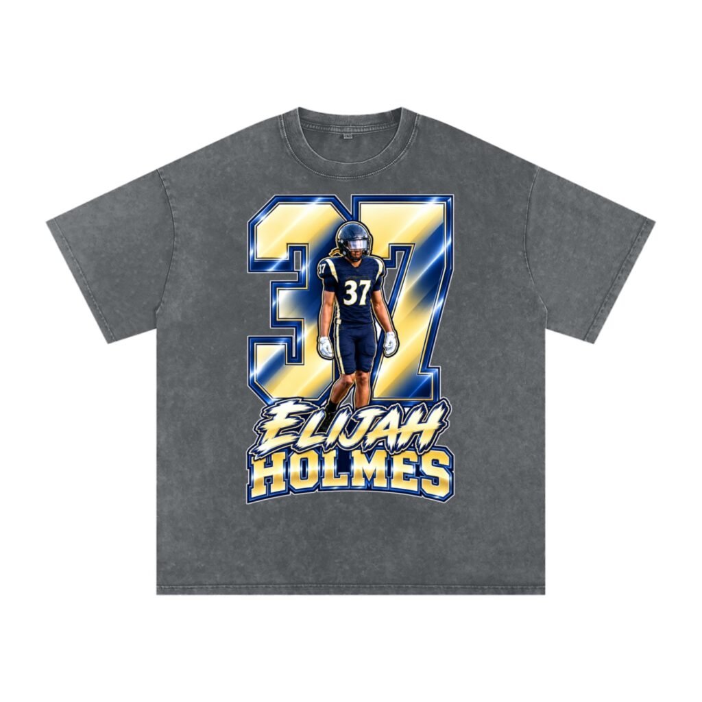 Elijah holmes Snow Washed Oversized TEE