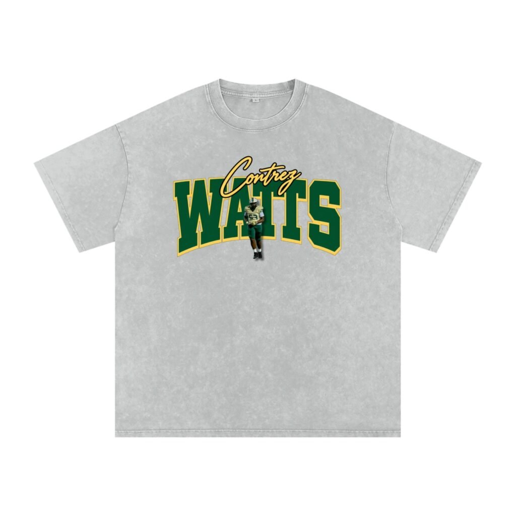 Contrez Watts Snow Washed Oversized TEE