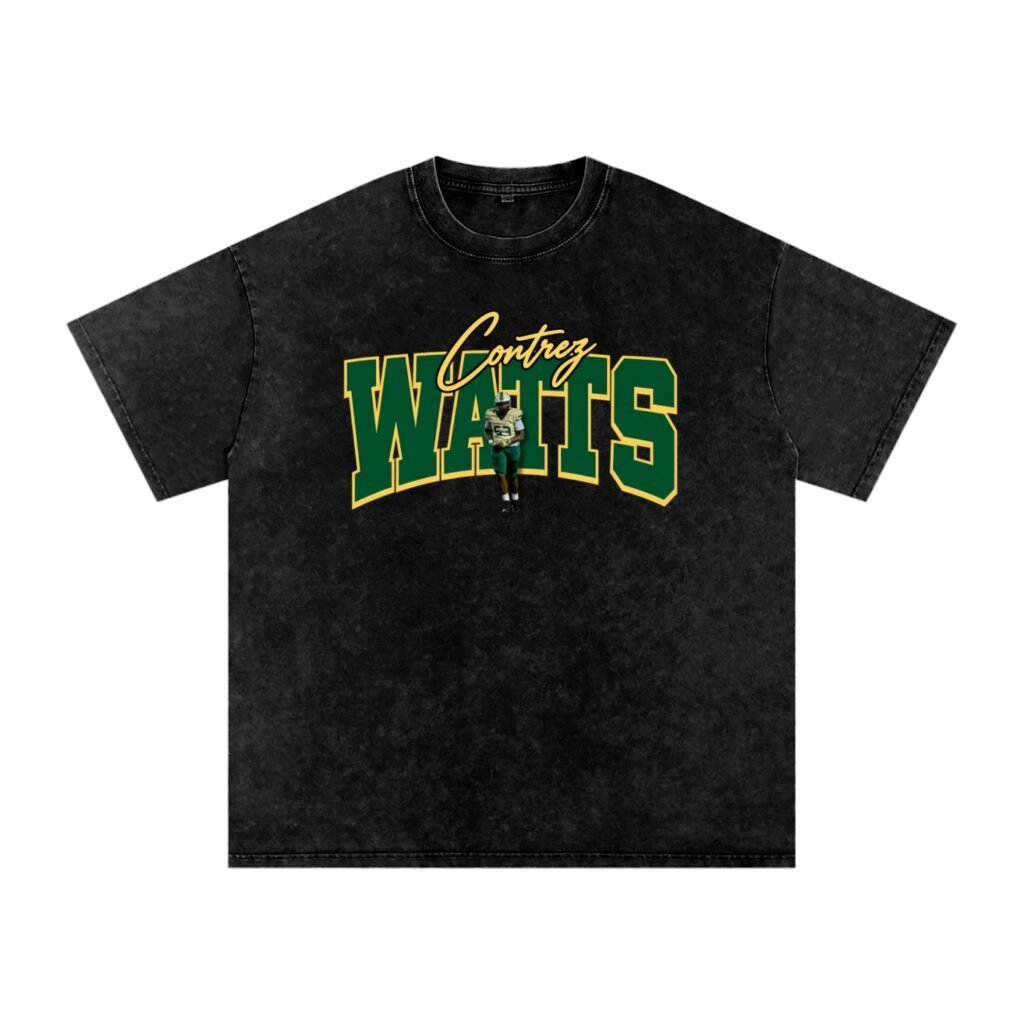 Contrez Watts Snow Washed Oversized TEE
