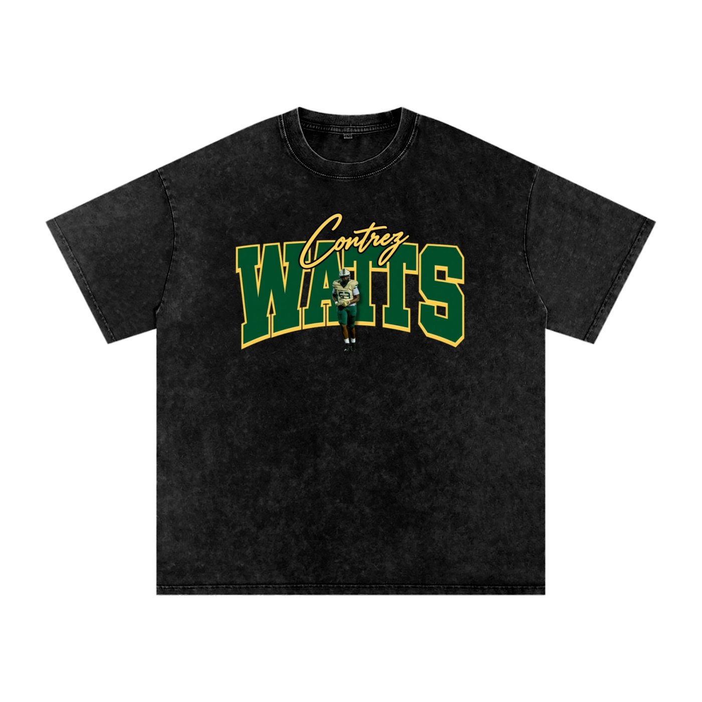 Contrez Watts Snow Washed Oversized TEE - Image 1