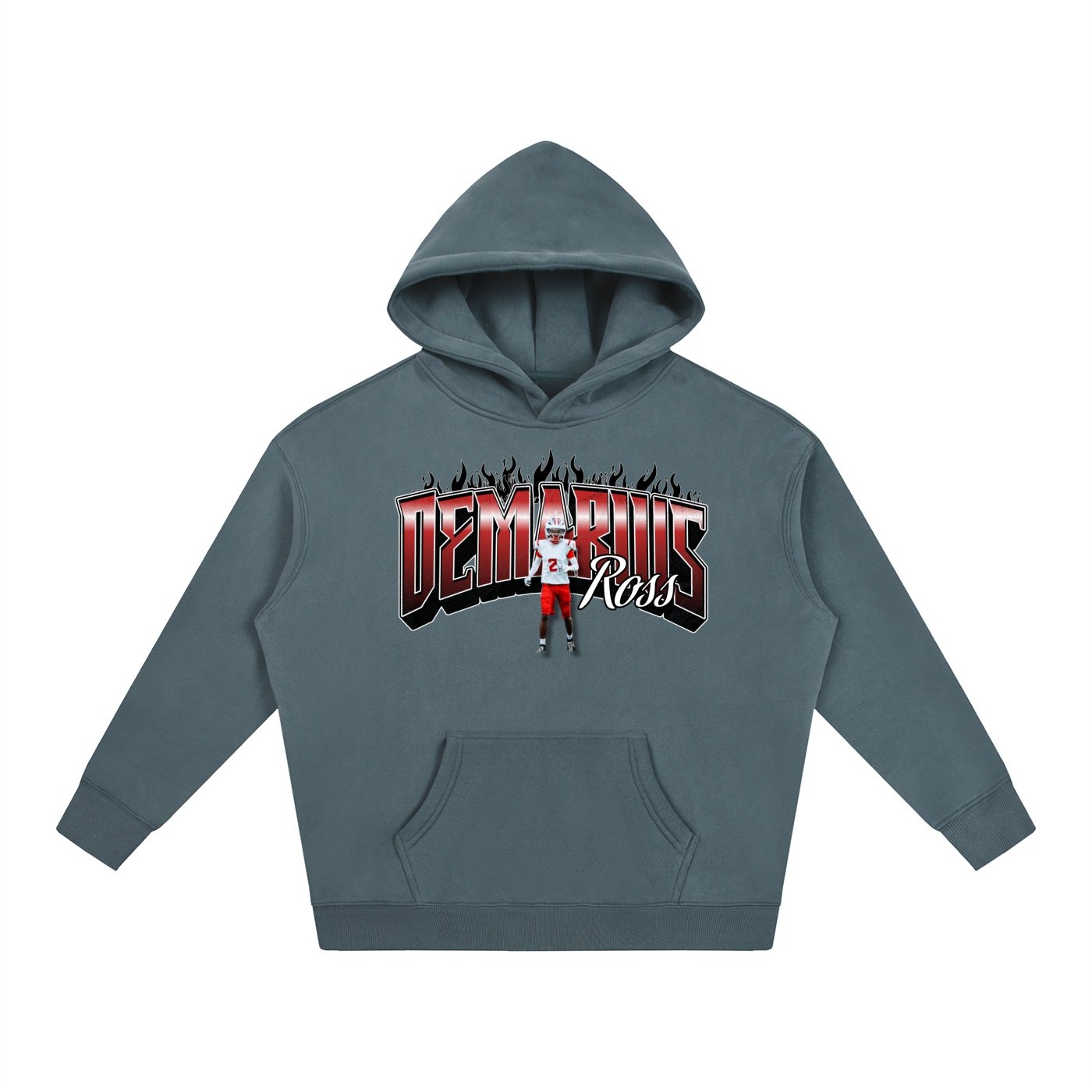 Demarius Ross   Oversize Fleeced Hoodie - Image 4