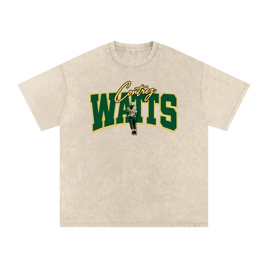 Contrez Watts Snow Washed Oversized TEE
