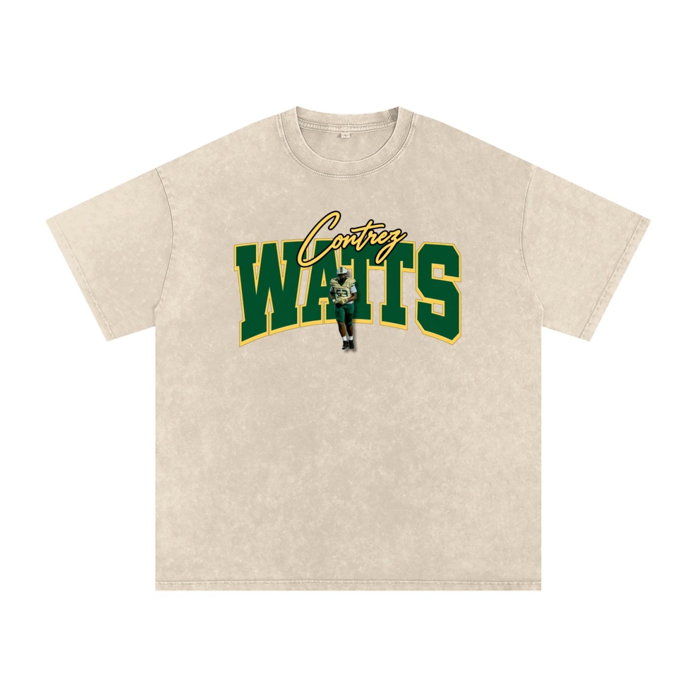 Contrez Watts Snow Washed Oversized TEE - Image 2
