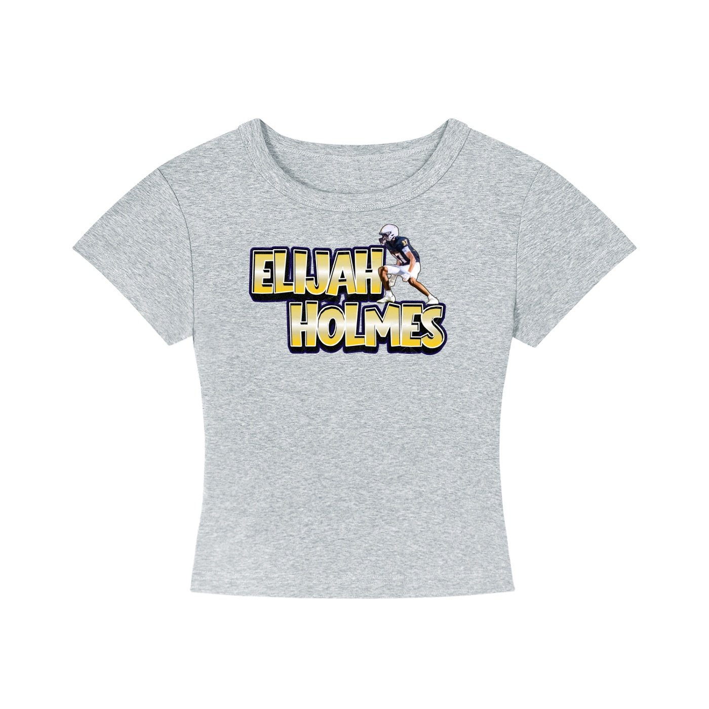 Elijah holmes Women's CropTop - Image 4