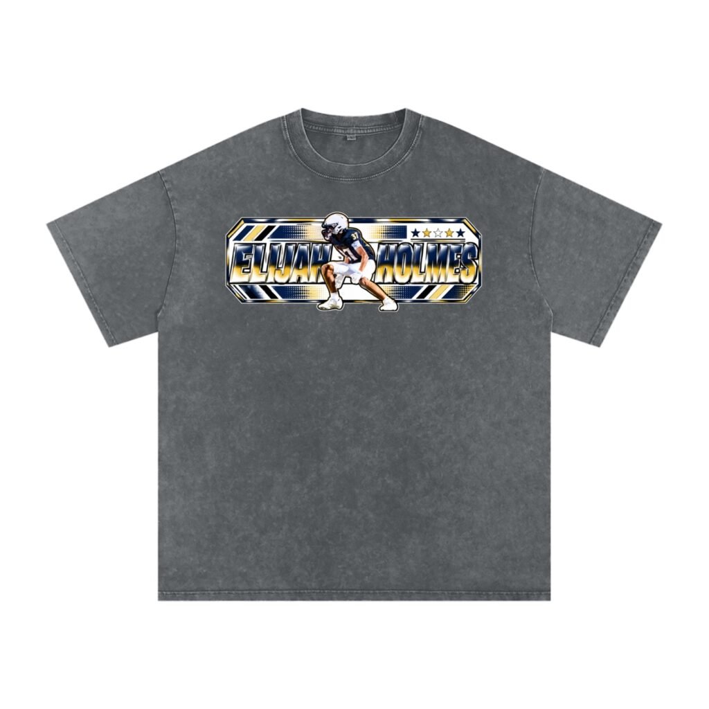 Elijah holmes Snow Washed Oversized TEE