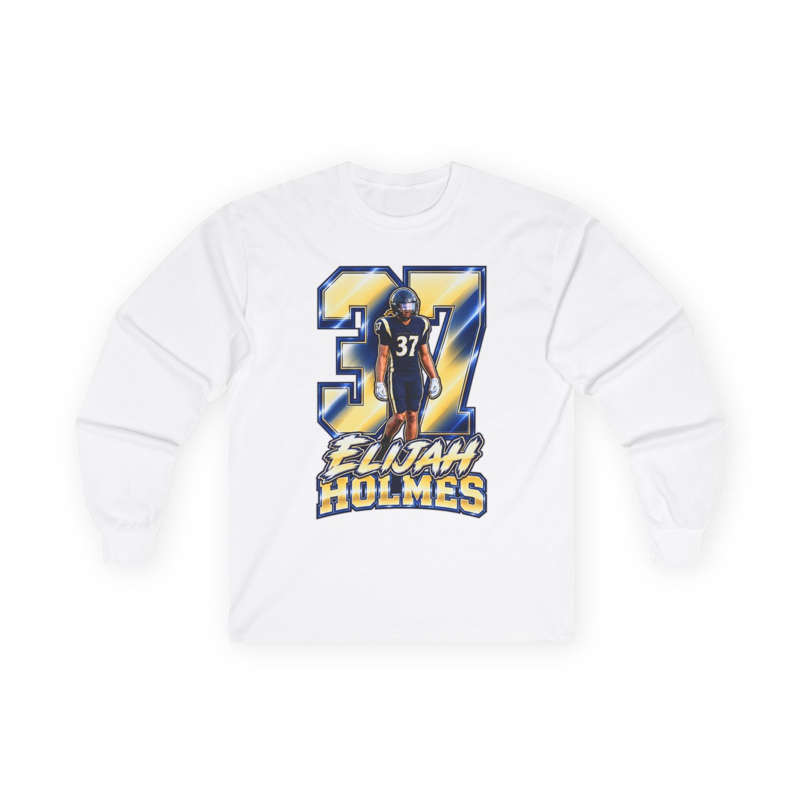 Elijah Holmes Unisex Cotton Long Sleeve Tee - Image 2