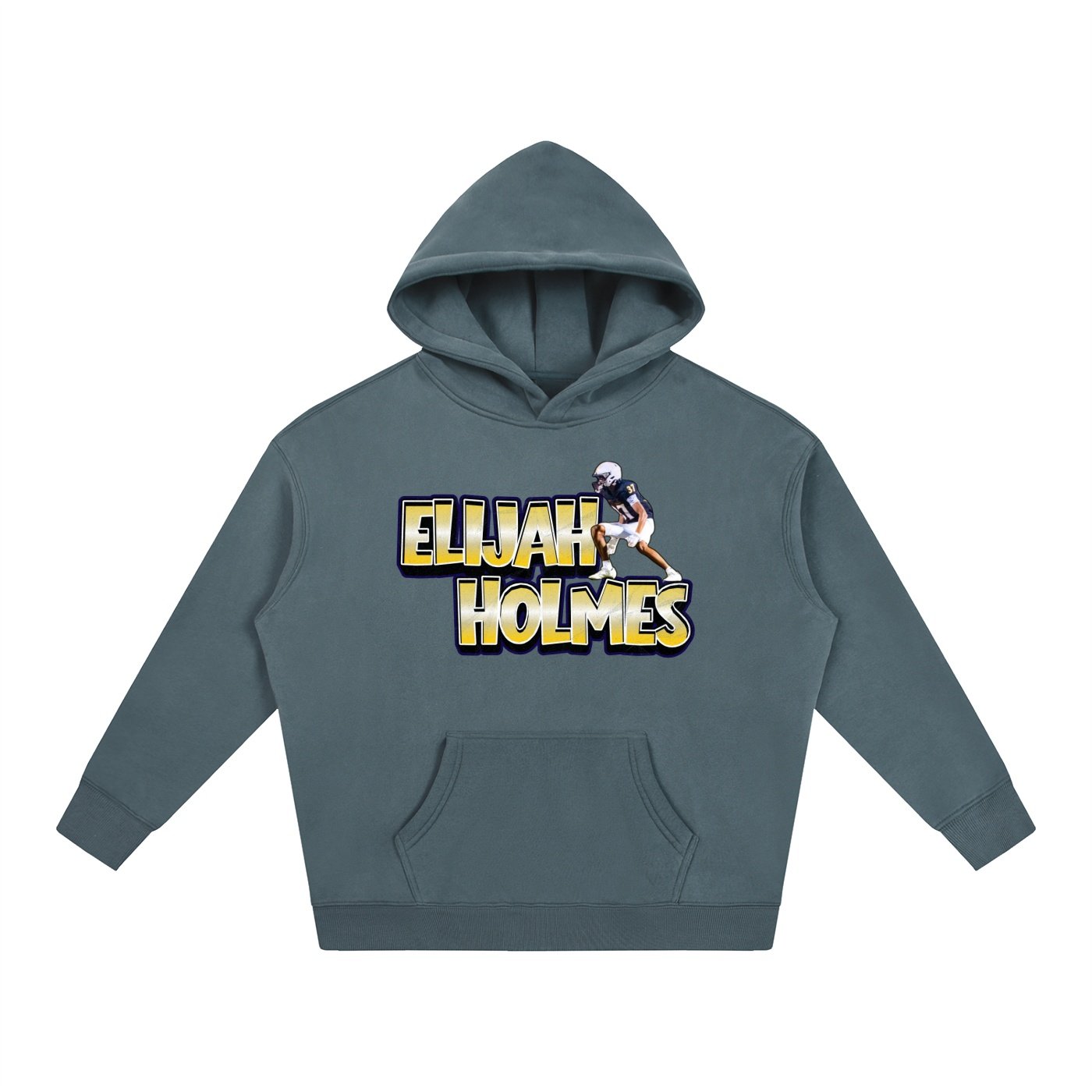 Elijah holmes Oversize Fleeced Hoodie - Image 4