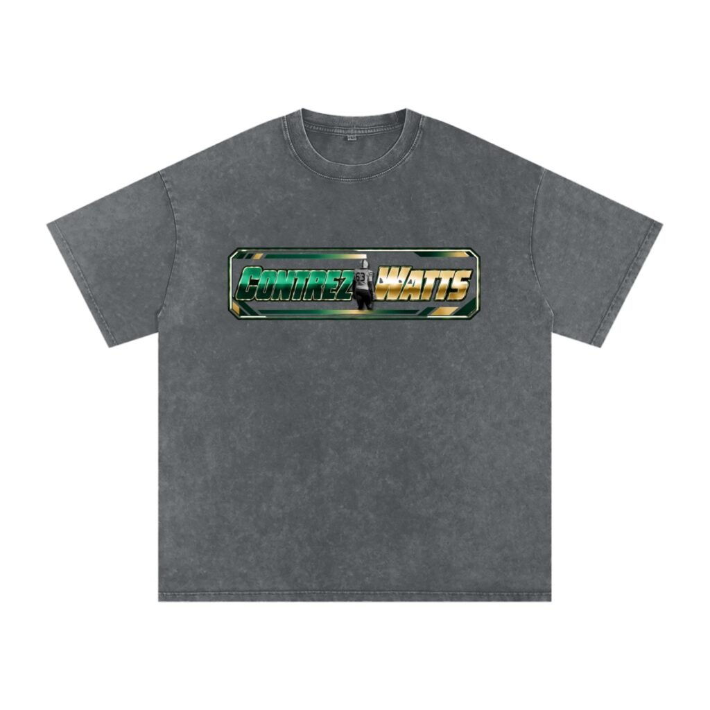 Contrez Watts Snow Washed Oversized TEE