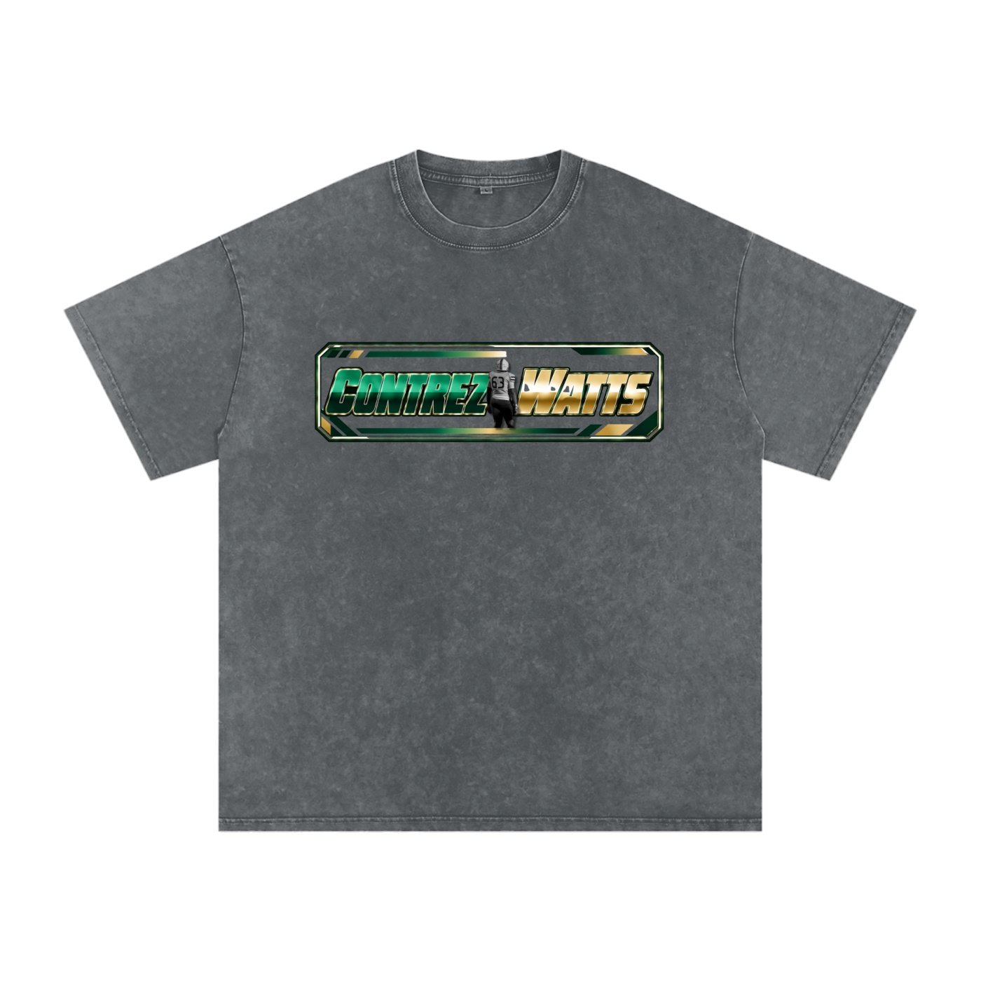 Contrez Watts Snow Washed Oversized TEE - Image 4