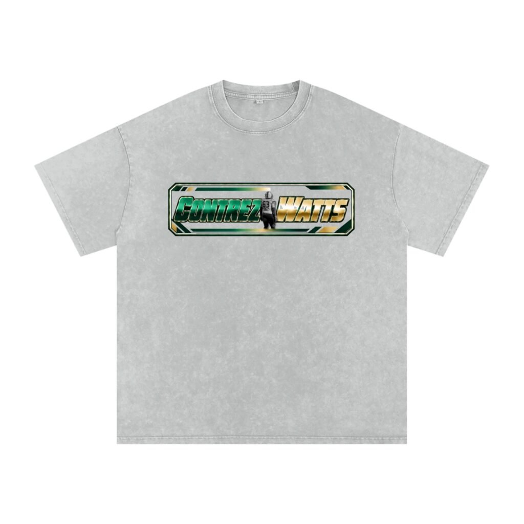 Contrez Watts Snow Washed Oversized TEE