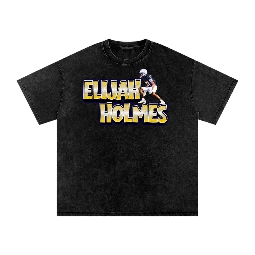 Elijah holmes Snow Washed Oversized TEE