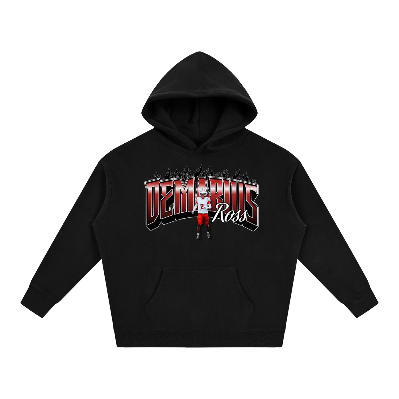 Demarius Ross   Oversize Fleeced Hoodie - Image 1