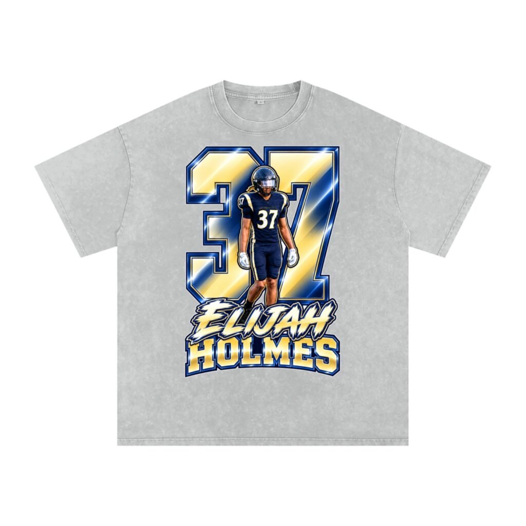 Elijah holmes Snow Washed Oversized TEE