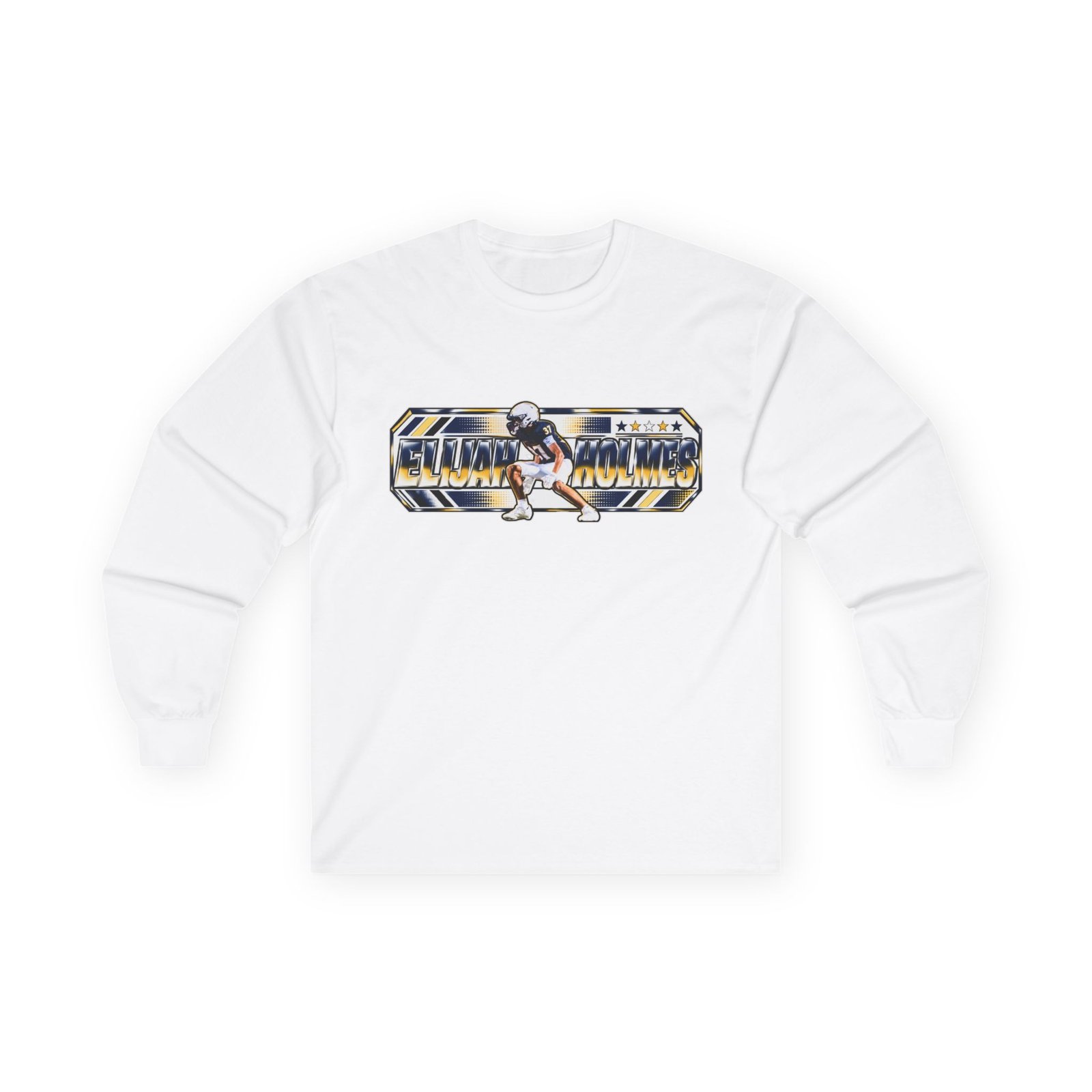 Elijah Holmes Unisex Cotton Long Sleeve Tee - Image 2