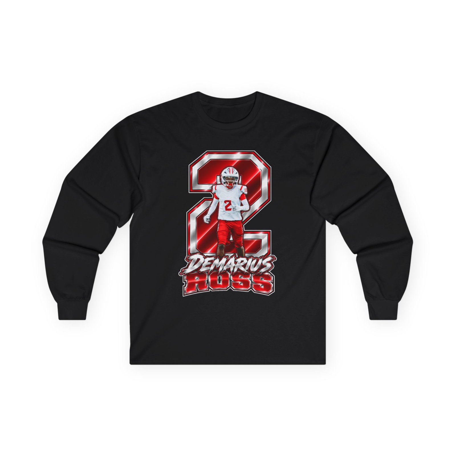 Demarius Ross  Unisex Cotton Long Sleeve Tee - Image 1