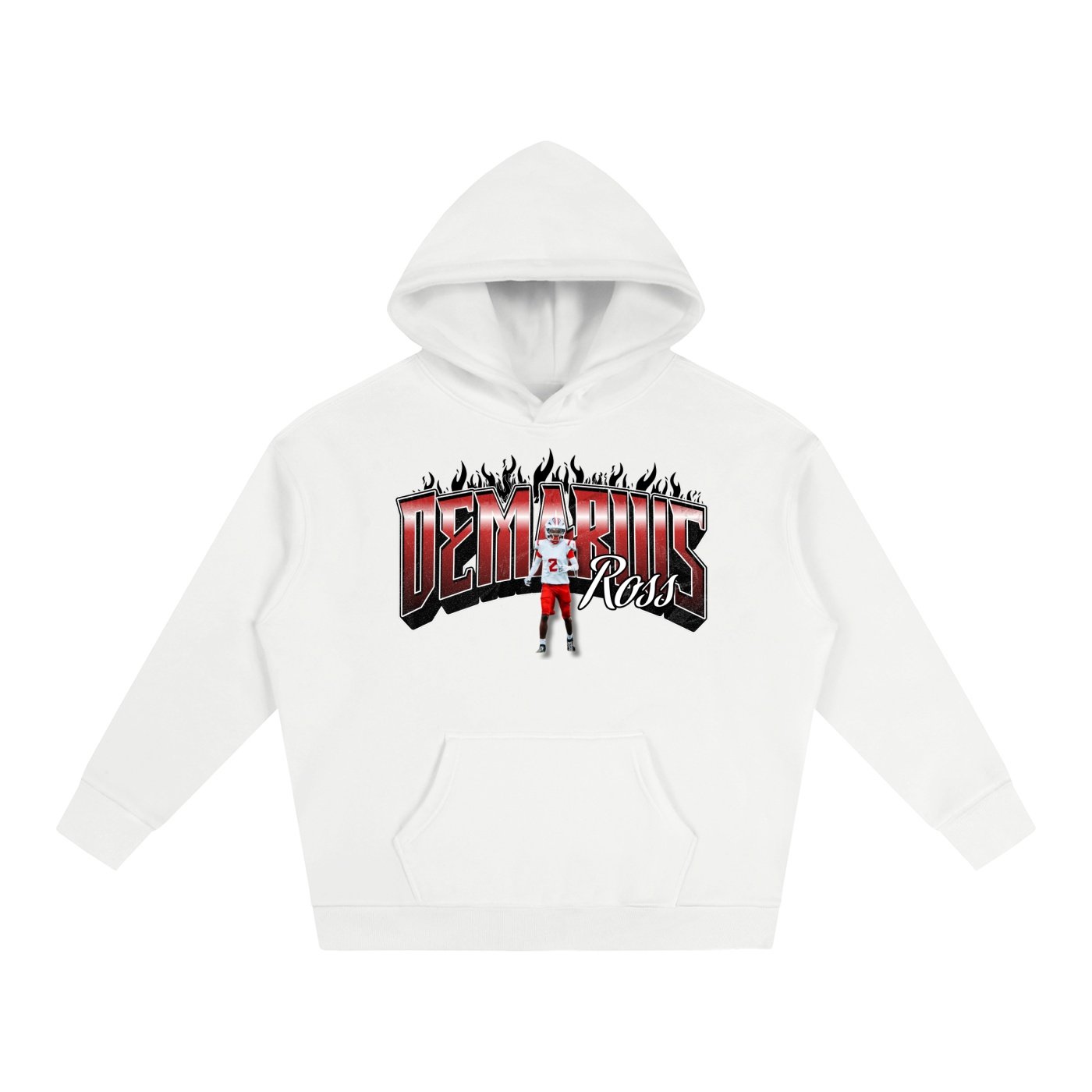 Demarius Ross   Oversize Fleeced Hoodie - Image 2