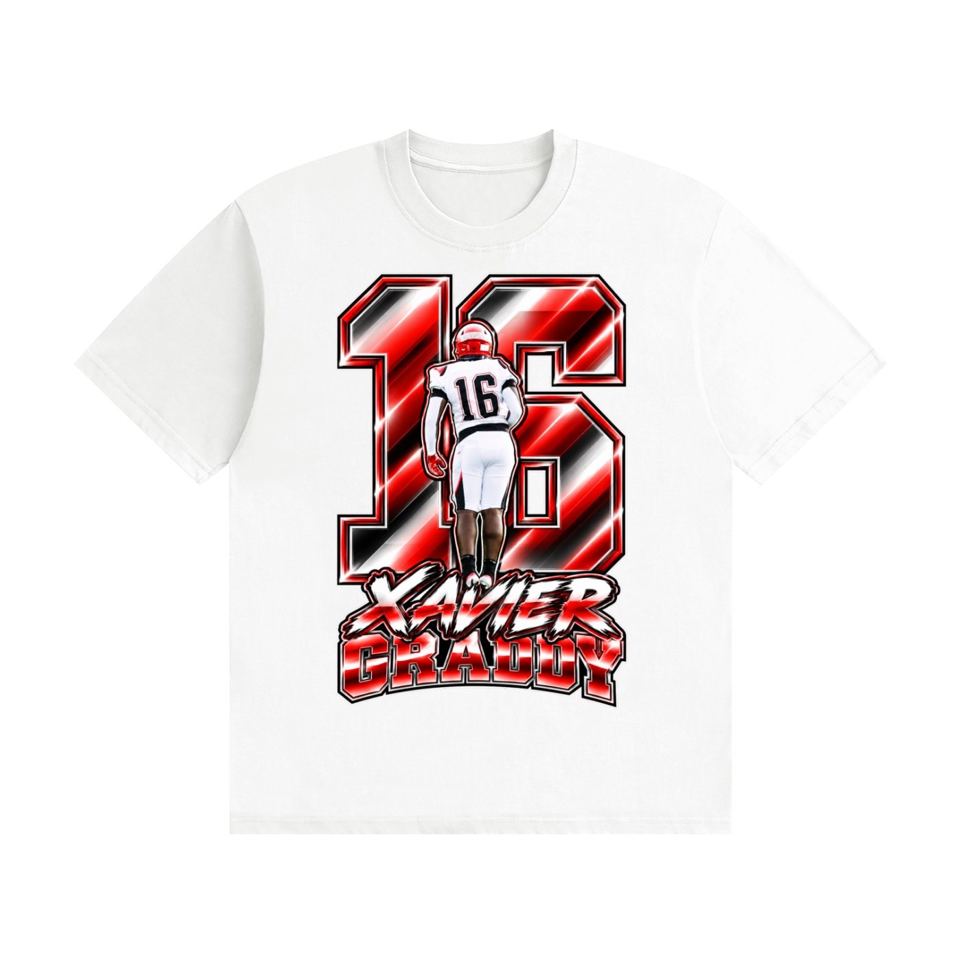 Xavier graddy   Unisex Cotton T-Shirt - Image 2