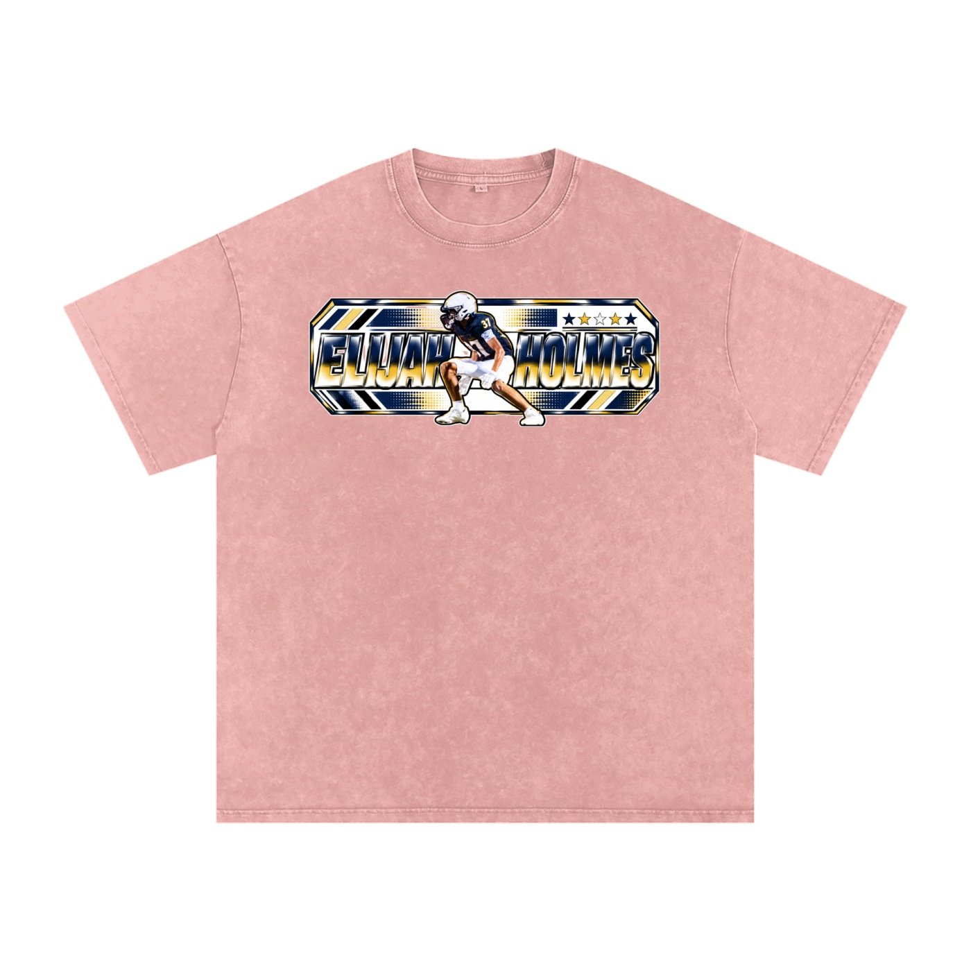 Elijah holmes Snow Washed Oversized TEE - Image 5