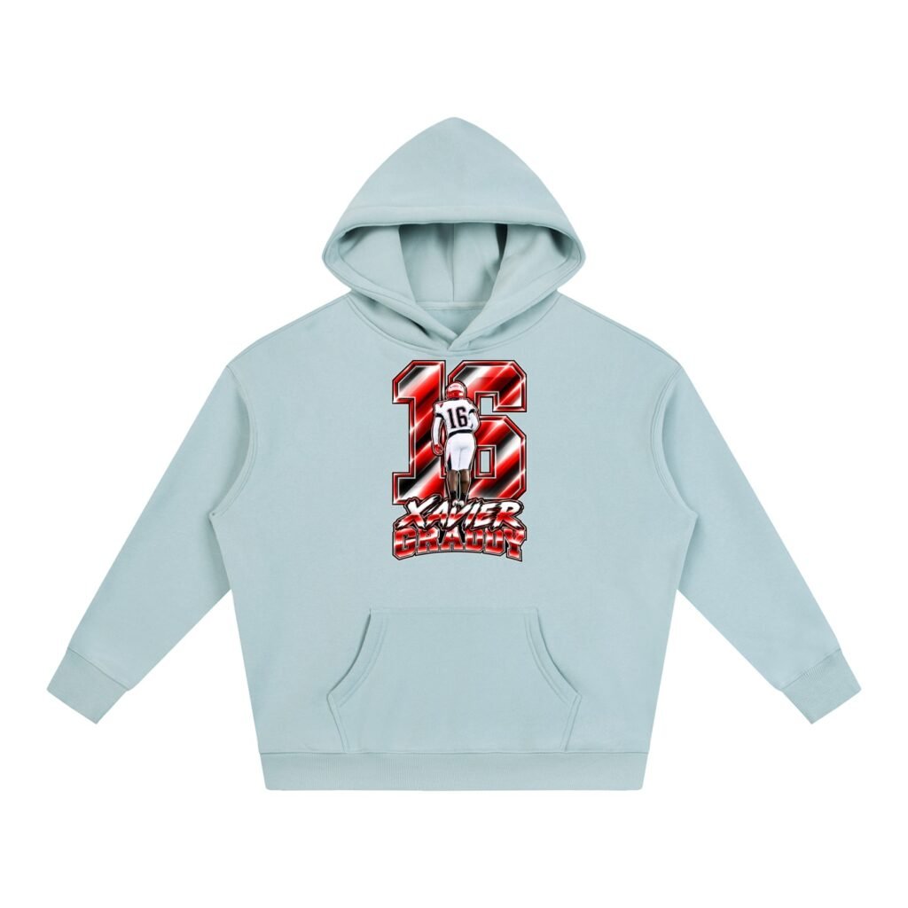 Xavier graddy Oversize Fleeced Hoodie