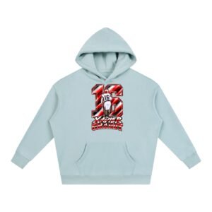 Xavier graddy Oversize Fleeced Hoodie - Image 3