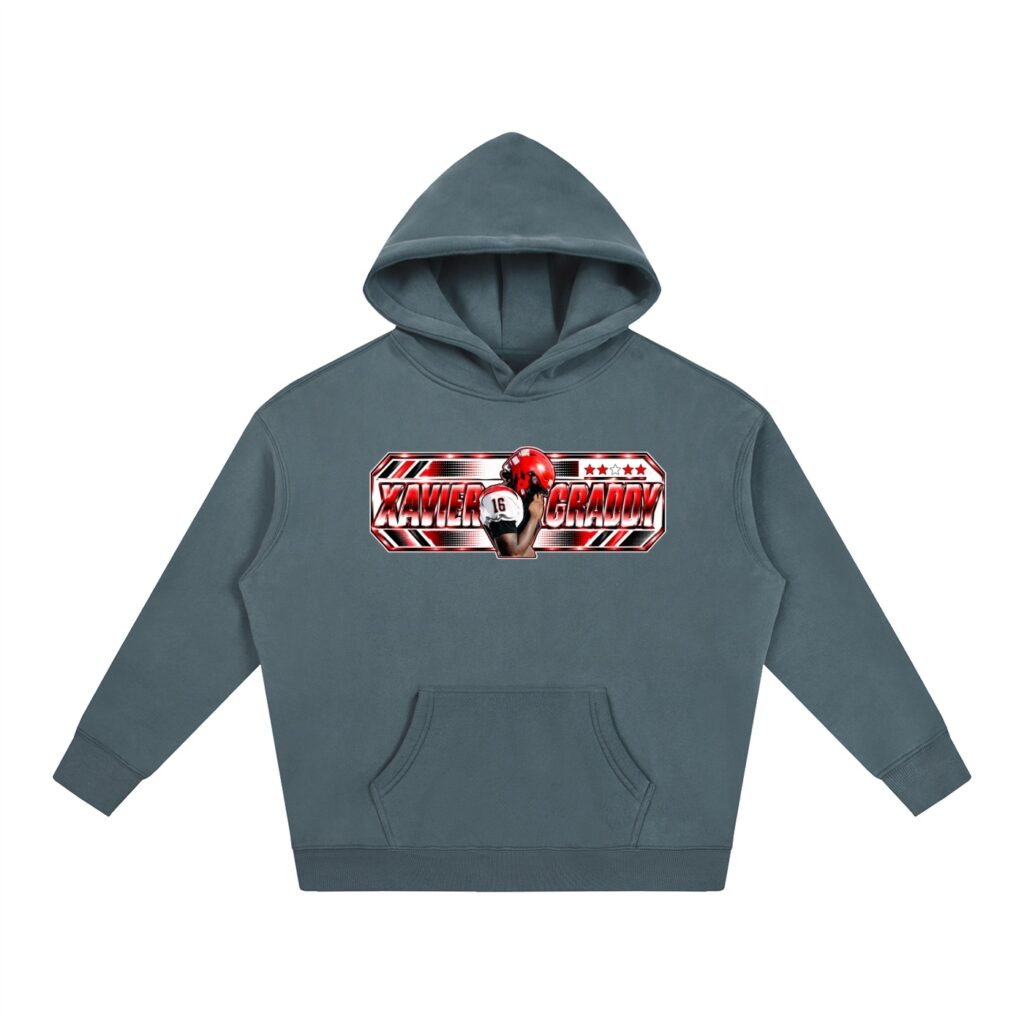 Xavier graddy Oversize Fleeced Hoodie