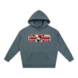 Xavier graddy Oversize Fleeced Hoodie - Image 4