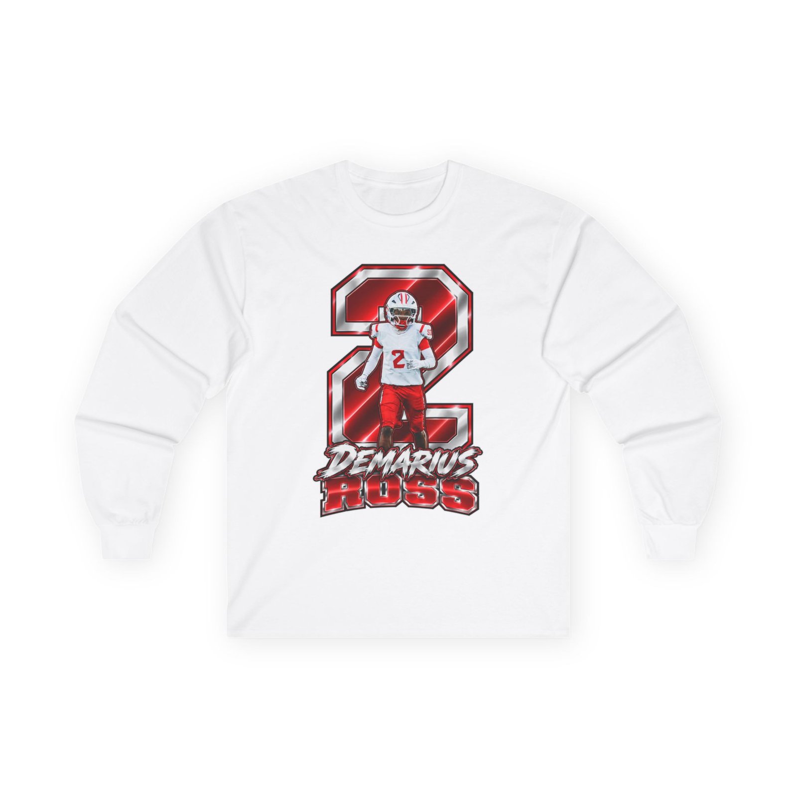 Demarius Ross  Unisex Cotton Long Sleeve Tee - Image 2