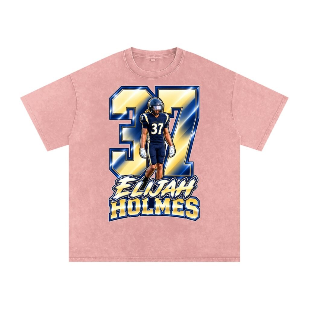 Elijah holmes Snow Washed Oversized TEE