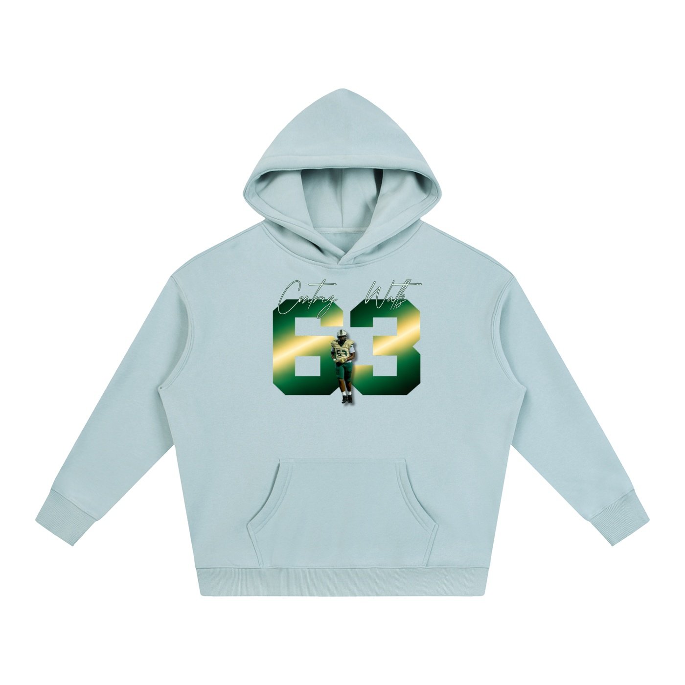 Contrez Watts Oversize Fleeced Hoodie - Image 3