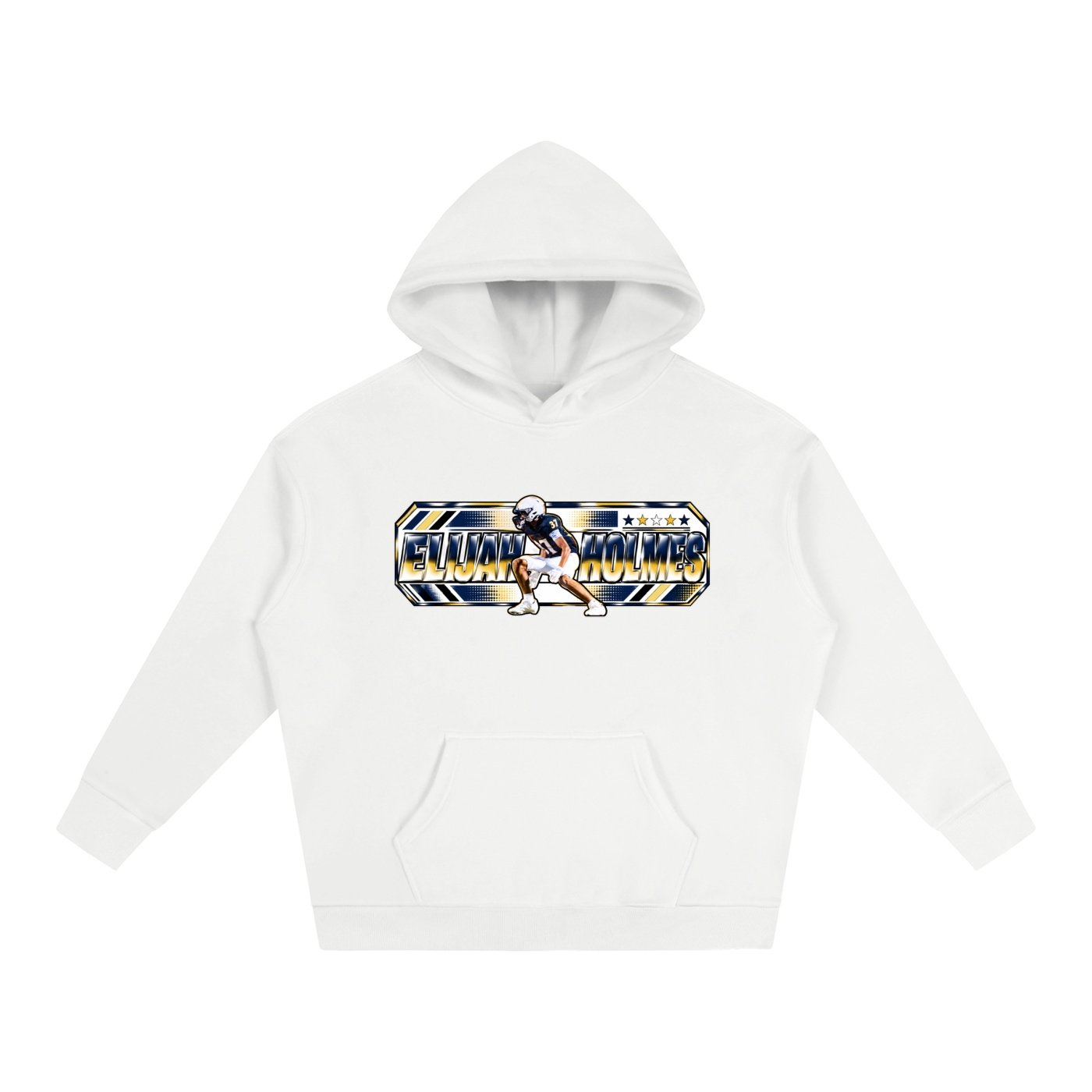 Elijah holmes Oversize Fleeced Hoodie - Image 2